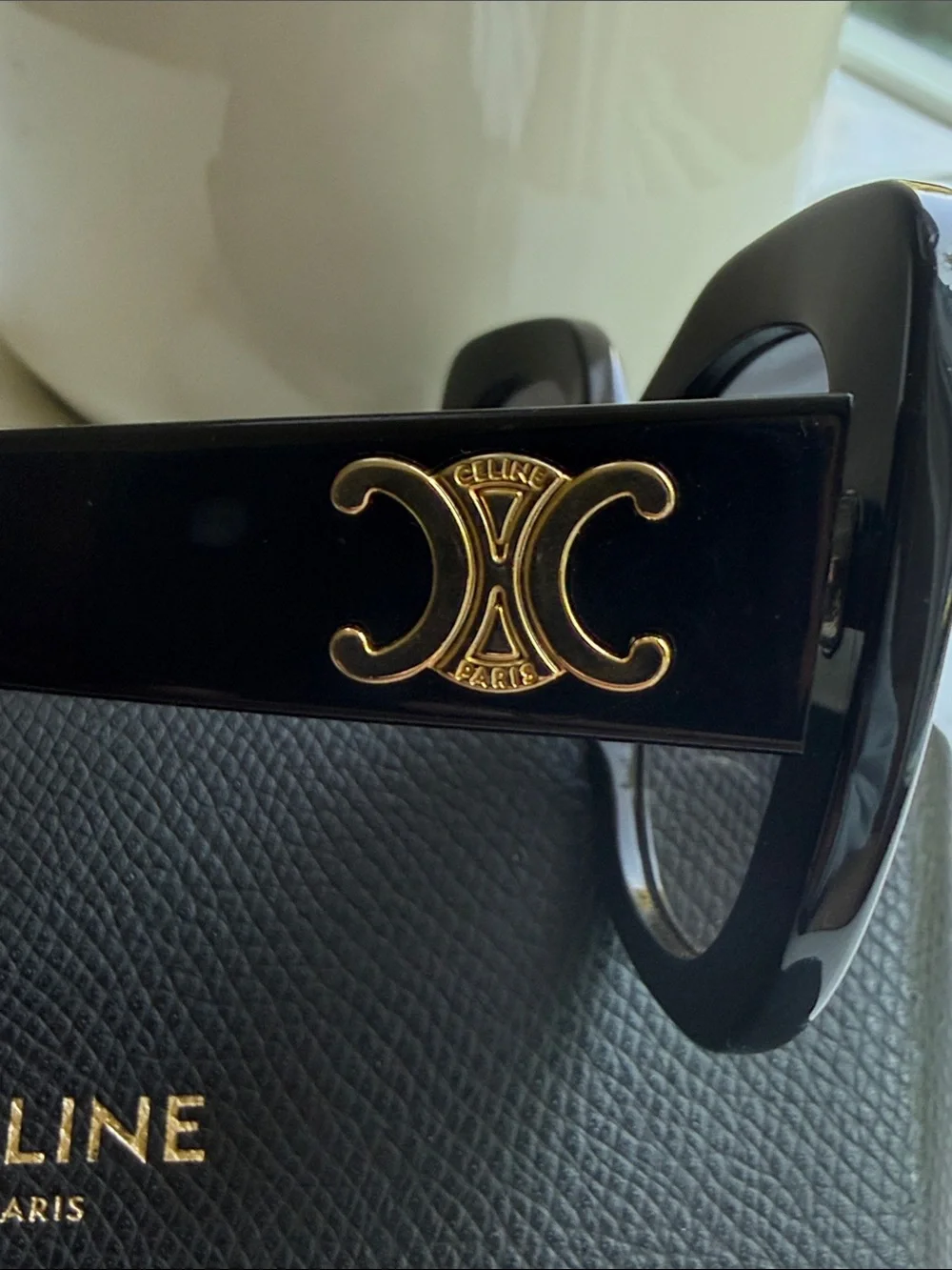 Celine Triomphe Logo Oversize Sunglasses
